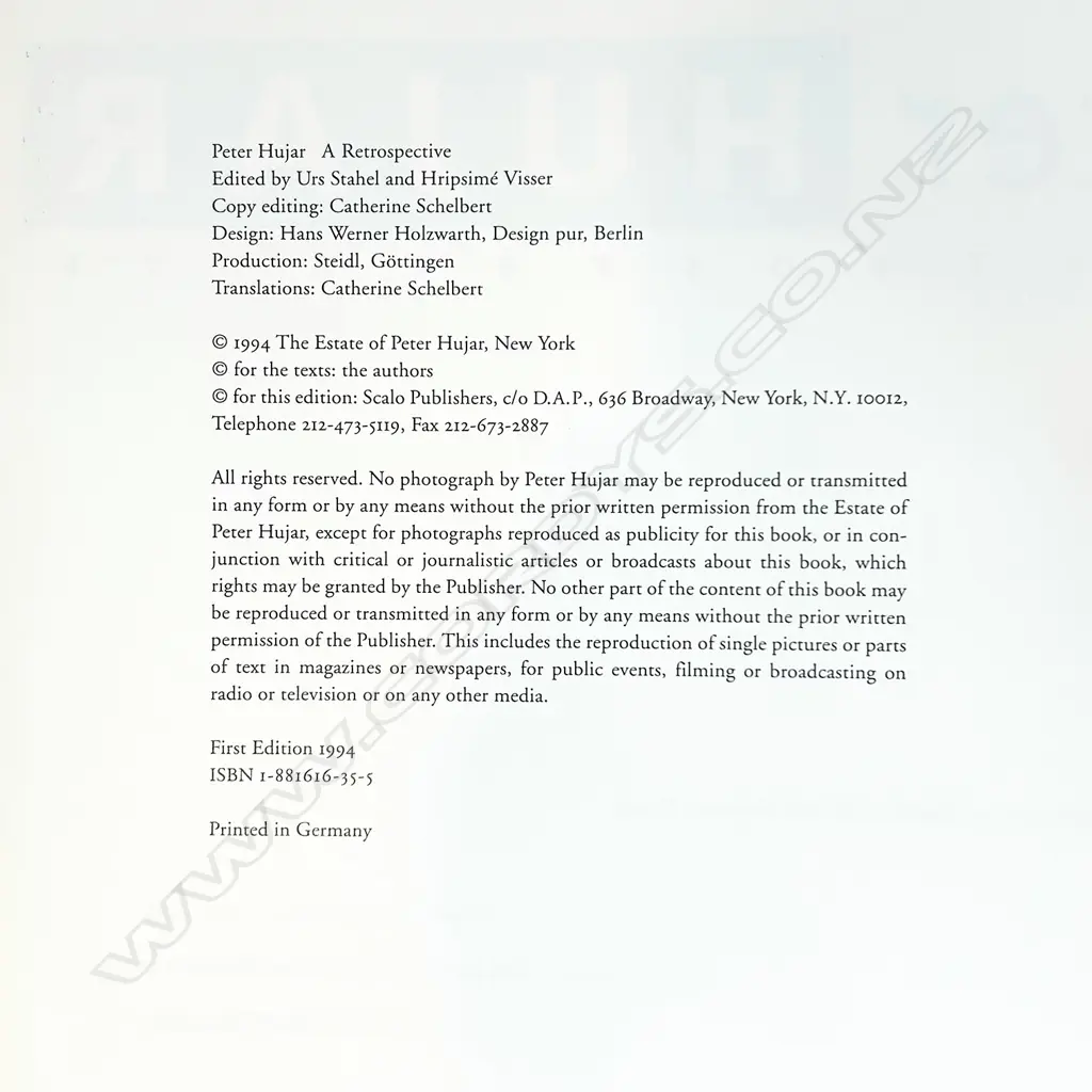 PETER HUJAR: A RETROSPECTIVE Image 1++